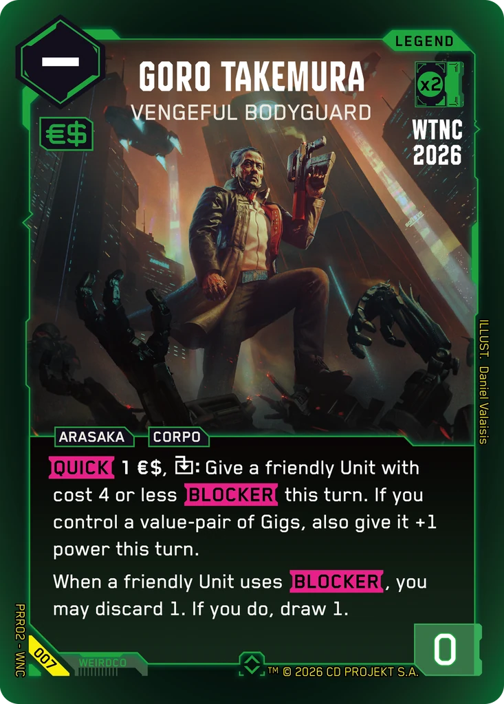 Goro Takemura — Vengeful Bodyguard