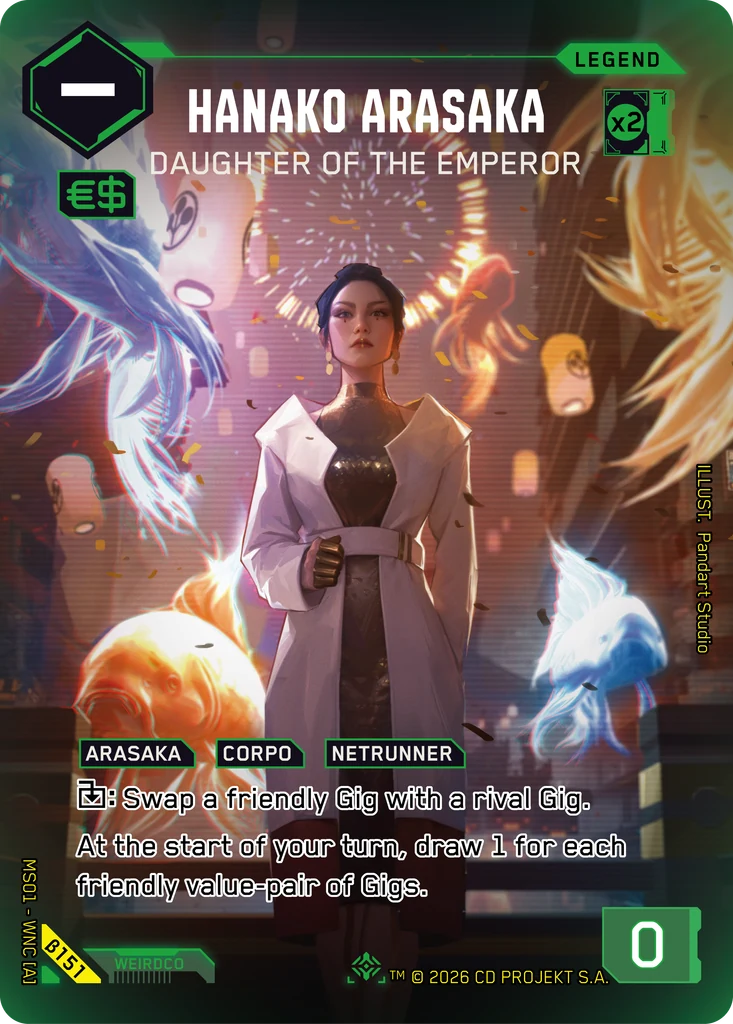 Hanako Arasaka — Daughter of the Emperor #B151 Iconic Legend