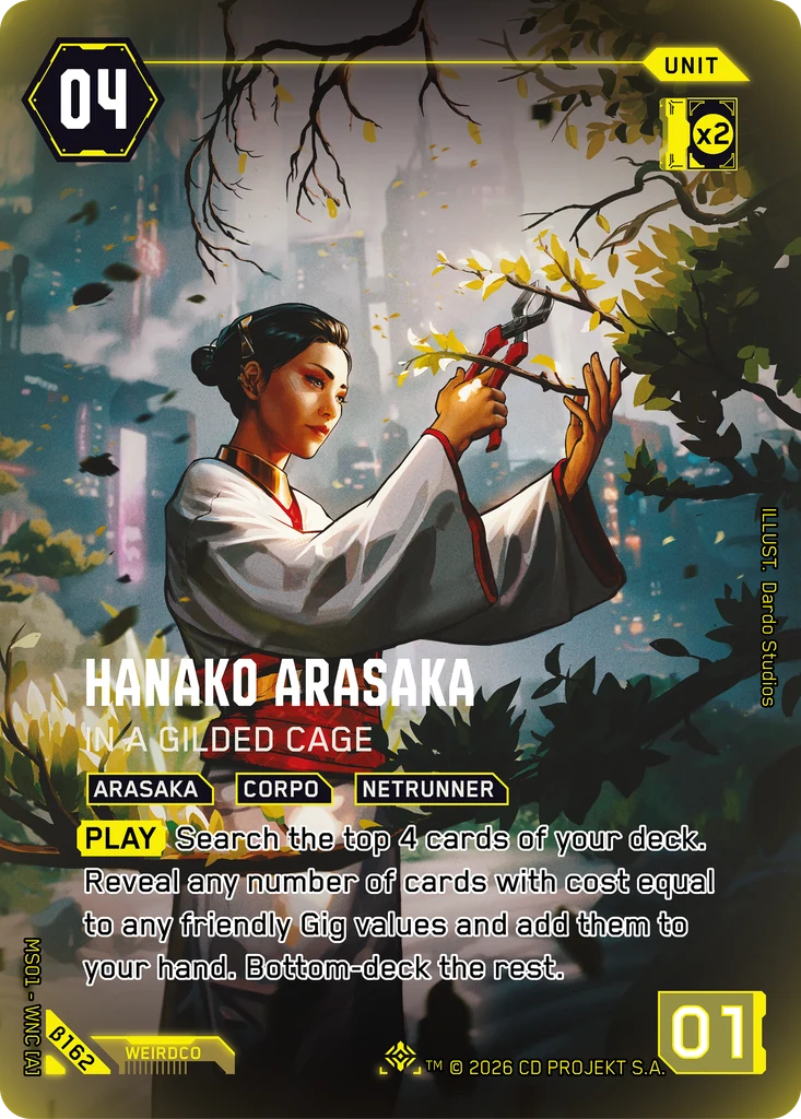 Hanako Arasaka — In a Gilded Cage #B162 Iconic Rare