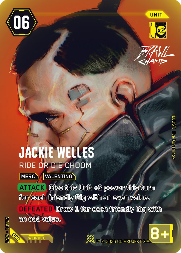 Jackie Welles — Ride or Die Choom