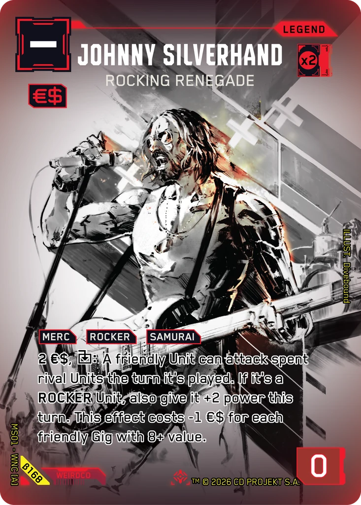 Johnny Silverhand — Rocking Renegade #B168 Iconic Secret