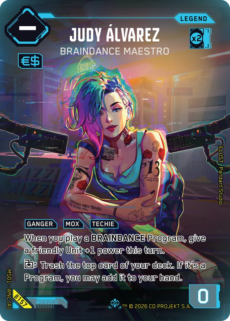 Judy Álvarez — Braindance Maestro #B157 Iconic Legend