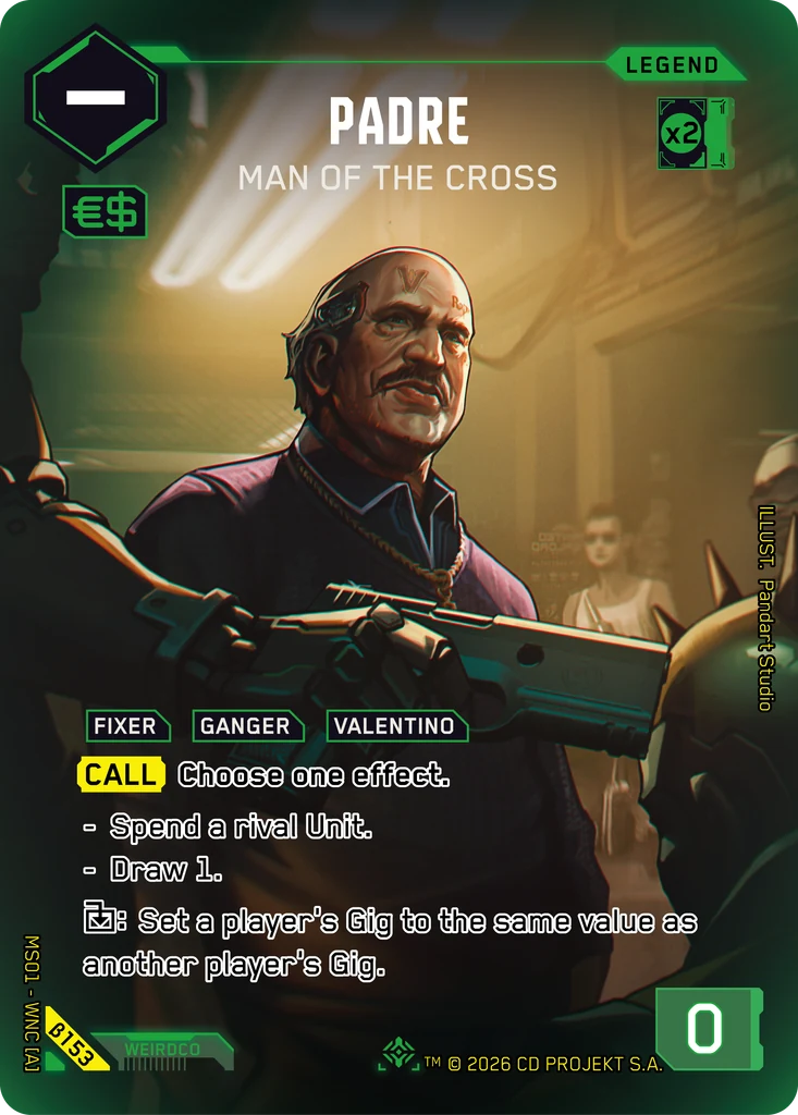 Padre — Man of the Cross #B153 Iconic Legend