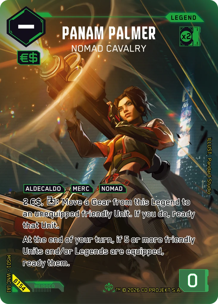 Panam Palmer — Nomad Cavalry #B154 Iconic Legend