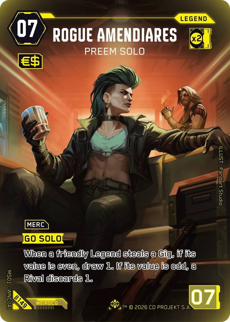 Rogue Amendiares — Preem Solo #B149 Iconic Legend
