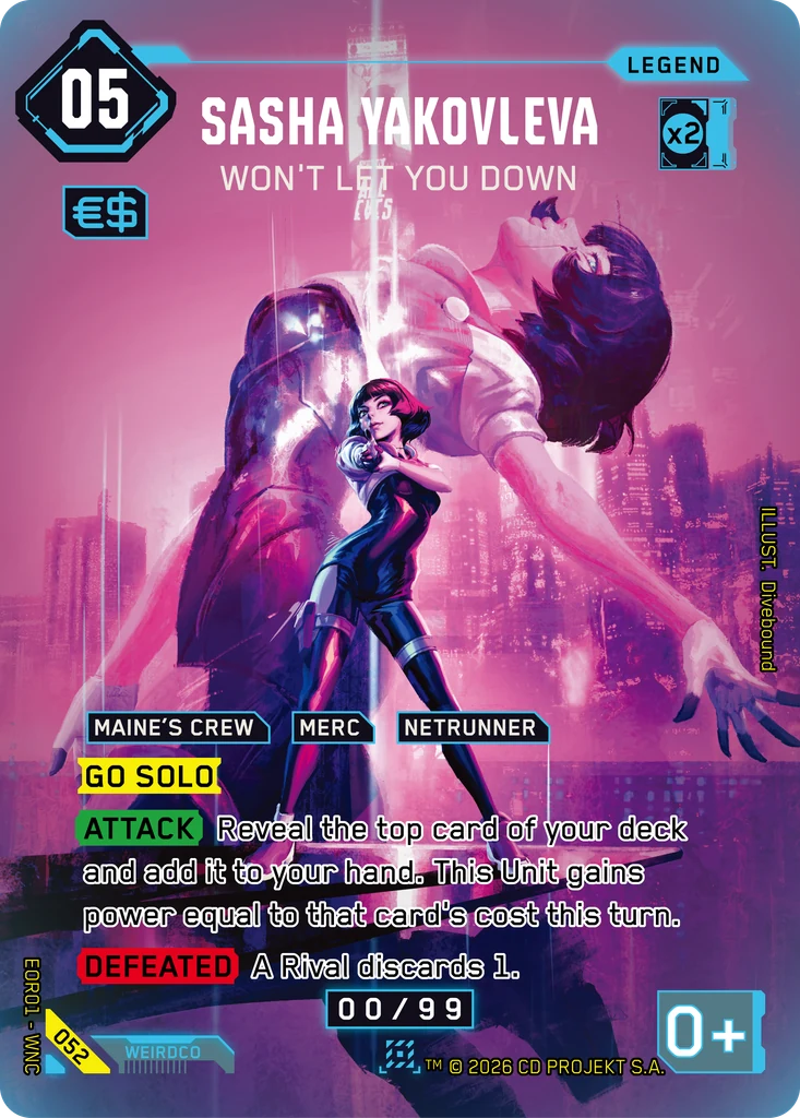 Sasha Yakovleva — Won't Let You Down #052 Edgerunner Open S1