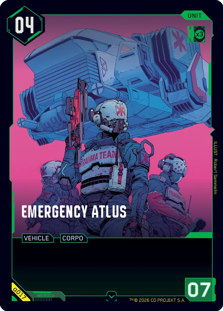 Emergency Atlus #a017 Alpha