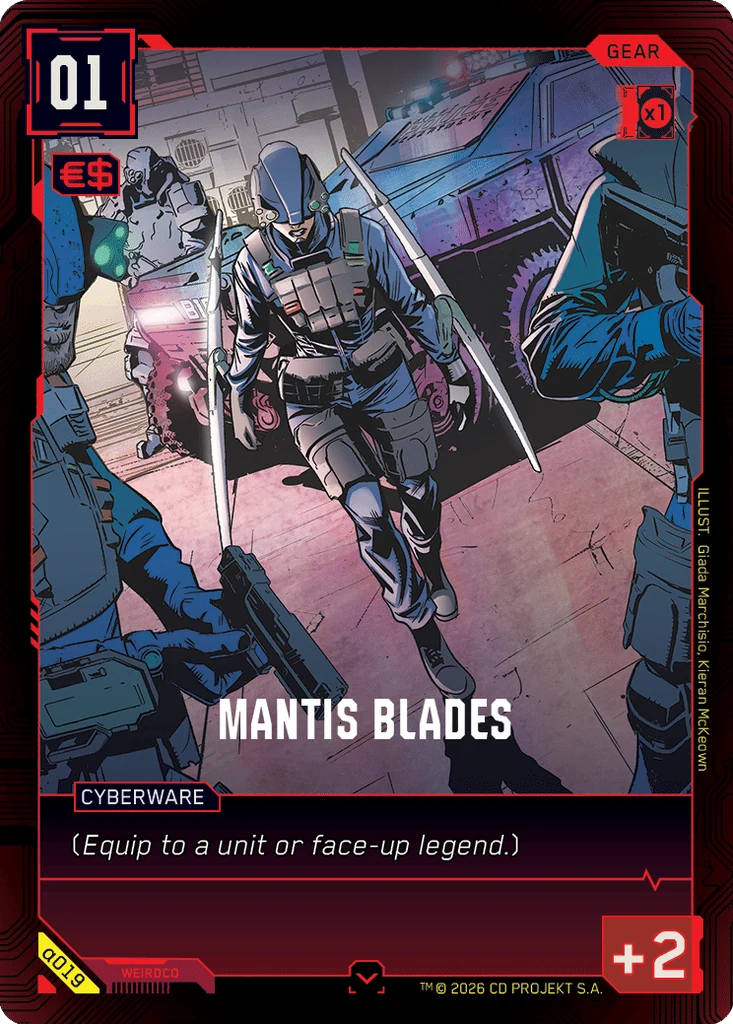 Mantis Blades #a019 Alpha