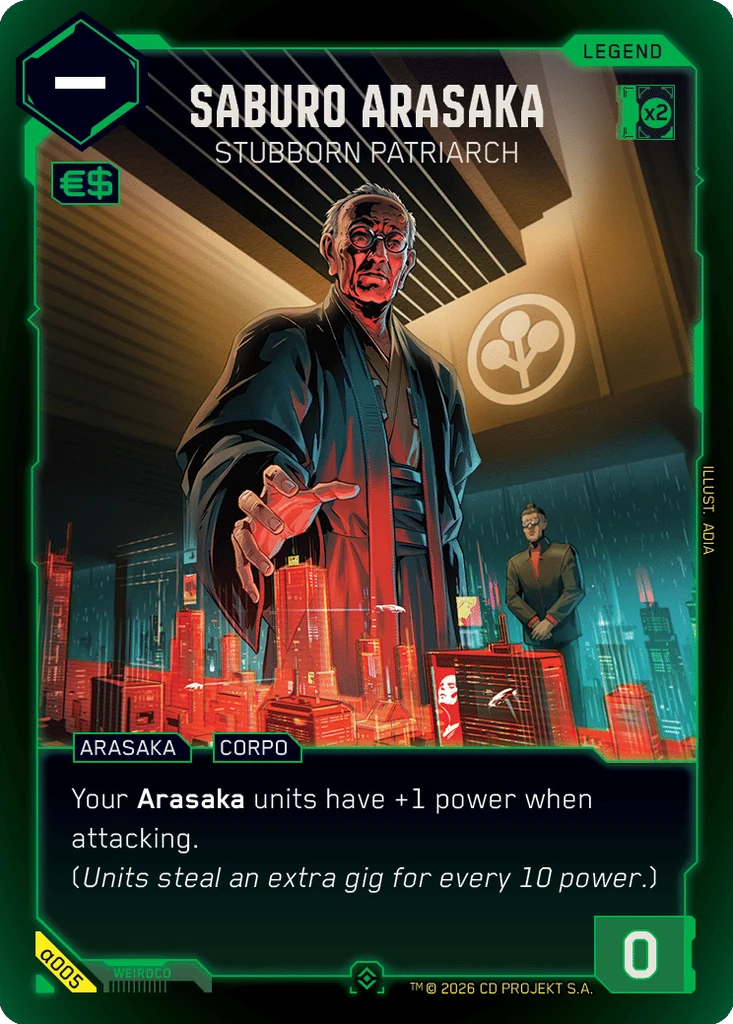 Saburo Arasaka — Stubborn Patriarch