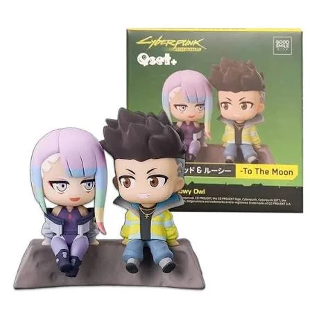 8CM Anime Cyberpunk Edgerunners Figure David Martinez Lucy Qset To The Moon