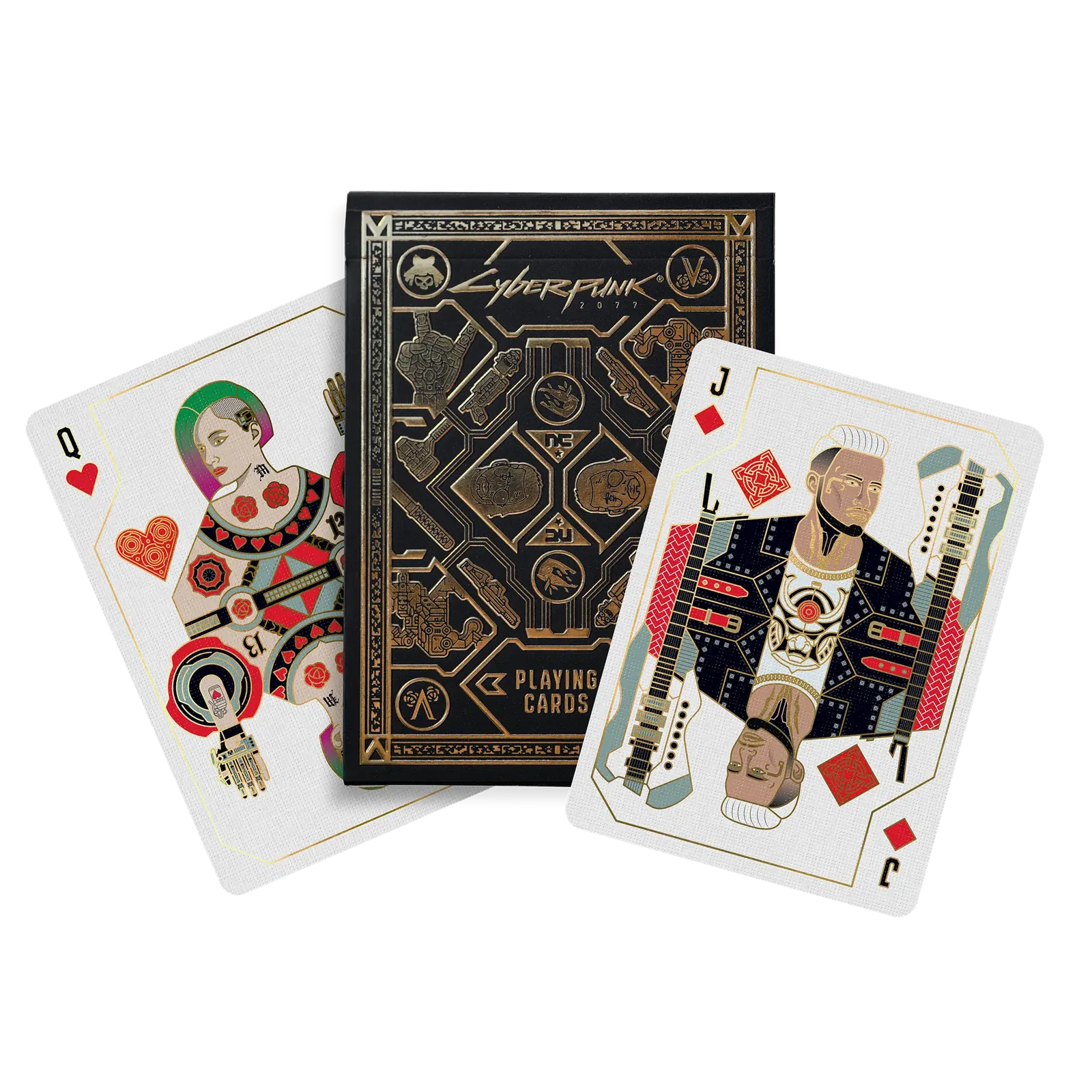 Cyberpunk 2077 Playing Cards - Gold Edition