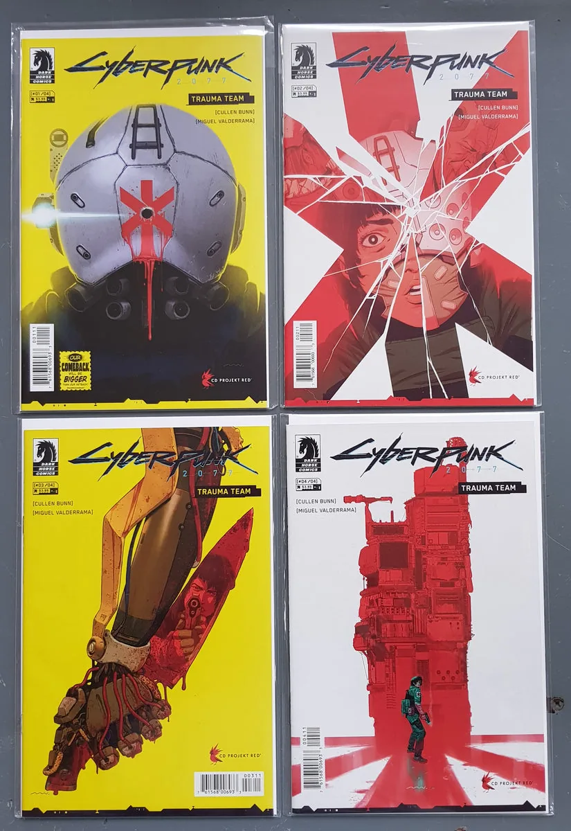 Cyberpunk 2077: Trauma Team #1-4 Complete Set 1 2 3 4