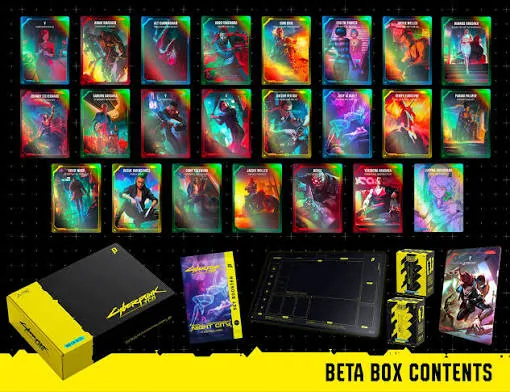 Cyberpunk TCG Kickstarter Exclusive Beta Box