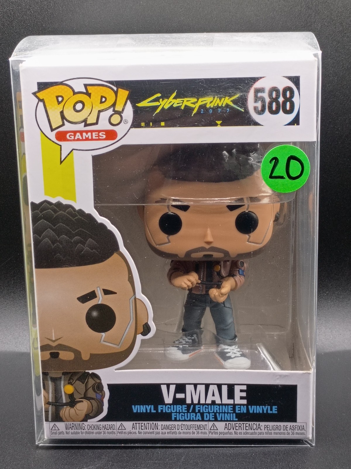 Funko Pop! Cyberpunk 2077 V-Male #588