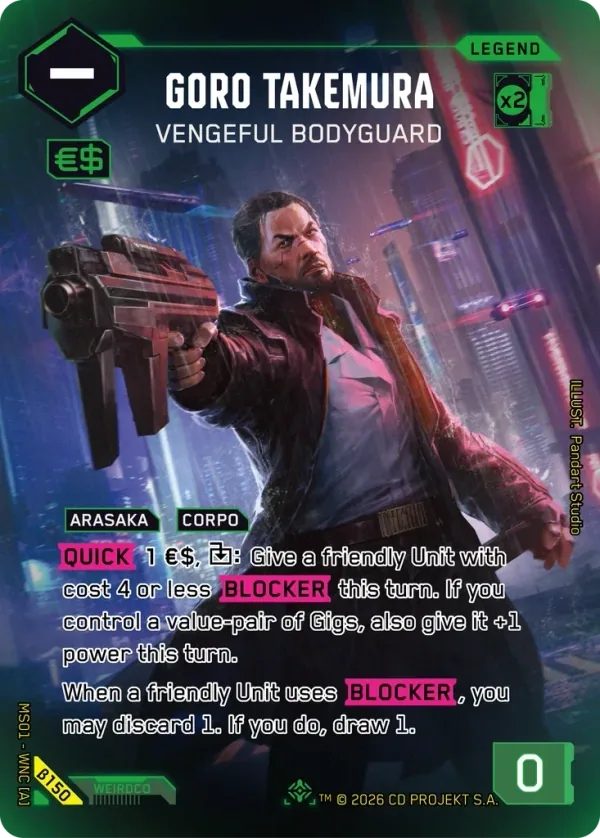 Goro Takemura — Vengeful Bodyguard