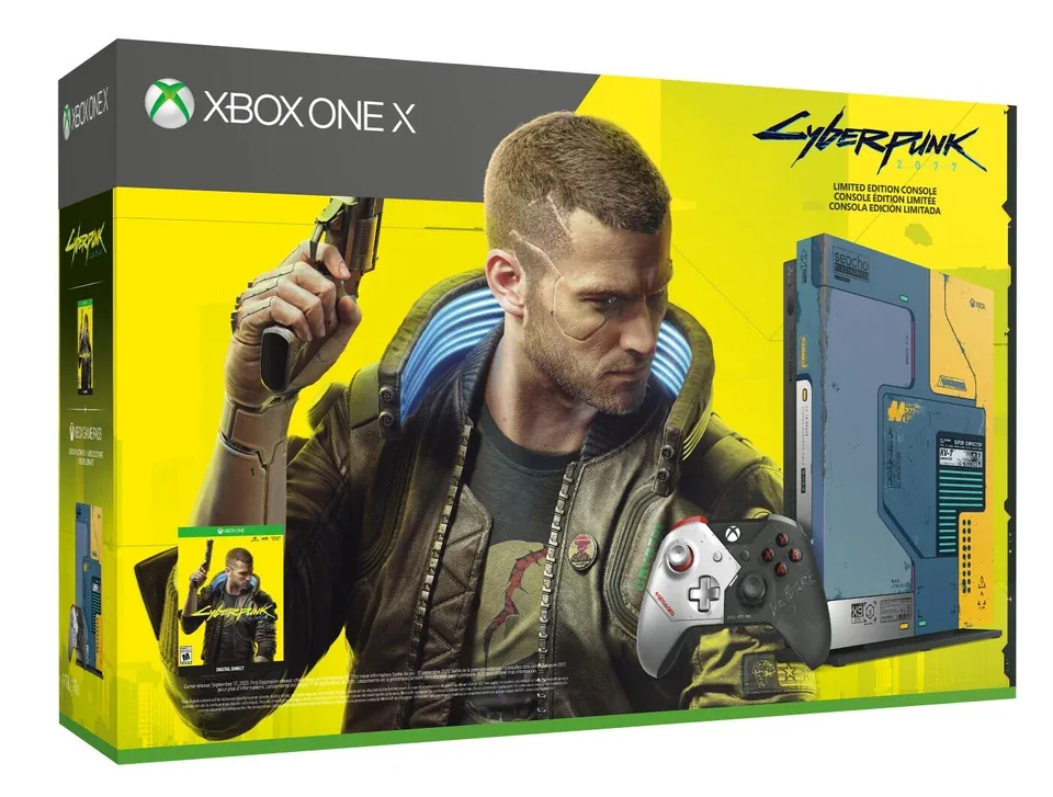 Xbox One X Cyberpunk 2077 Limited Edition Console