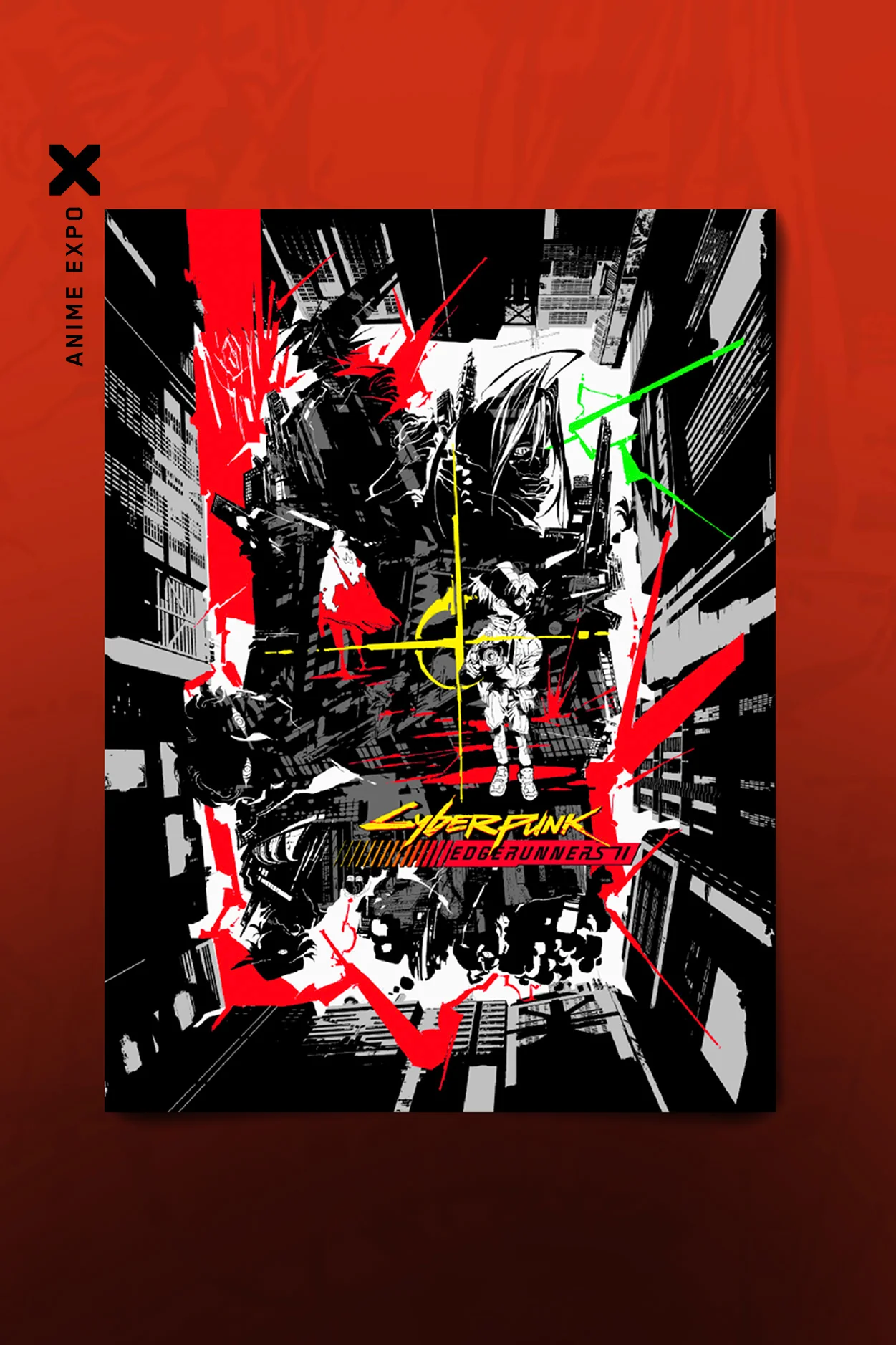CYBERPUNK EDGERUNNERS 2 ANIME EXPO LITHOGRAPH