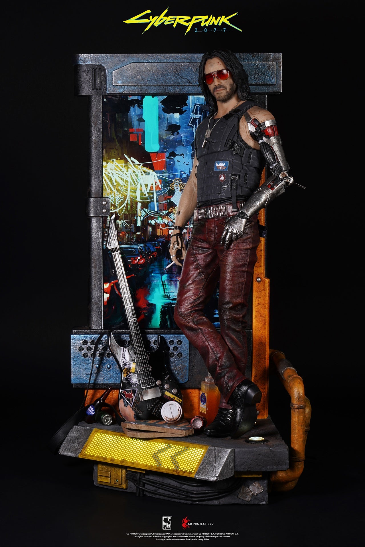 PureArts Johnny Silverhand 1:4 Scale Statue